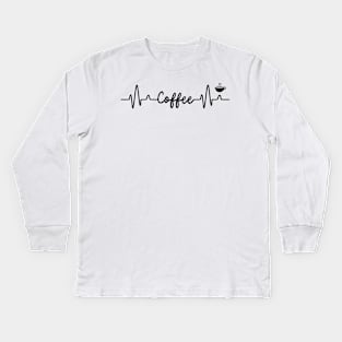 Coffee Is Life Kids Long Sleeve T-Shirt